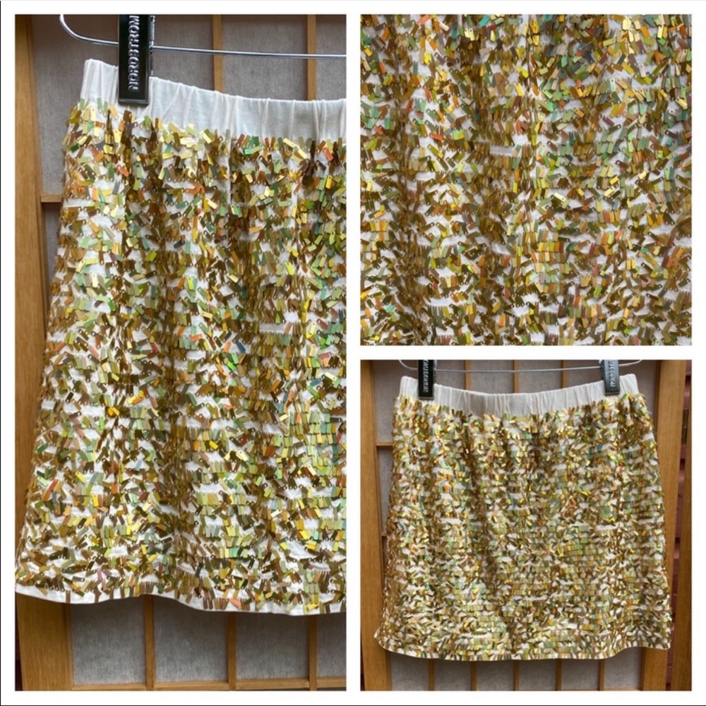 CrewCuts Gold Embellished Skirt SZ 10 Girls